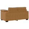 vidaXL Zweisitzer-Sofa Braun 120 cm Samt