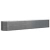 vidaXL Hochbeet Verzinkter Stahl 440x80x68 cm Anthrazit