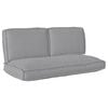 vidaXL Kissenset 3 pcs Grau Oxford-Stoff