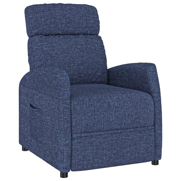 vidaXL Relaxsessel Blau Stoff