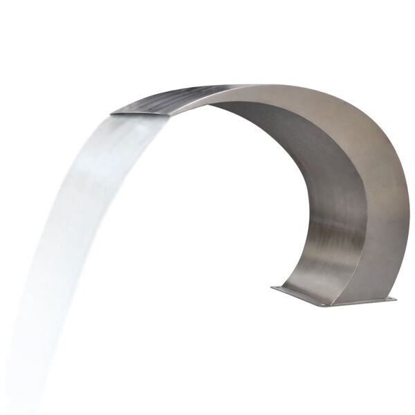 Garten Wasserfall Brunnen aus Edelstahl 450 x 300 x 600 cm