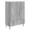 vidaXL Sideboard Sonoma-Grau 66 x 34,5 x 95 cm Holzwerkstoff