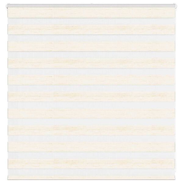 vidaXL Doppelrollo Marmorbeige 145x100cm Stoffbreite 140,9 cm Polyester