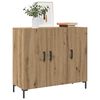 vidaXL Sideboard Artisan-Eiche 90x34x80 cm Holzwerkstoff