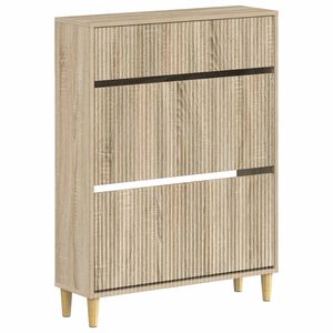 vidaXL Schuhschrank ARNHEM 78 x 24 x 103 cm Holzwerkstoff Sonoma-Eiche
