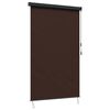 vidaXL Rollo Braun 100 x 250 cm Stoff und Aluminium