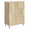 vidaXL Sideboard Sonoma-Eiche 66 x 34,5 x 91,5 cm Holzwerkstoff