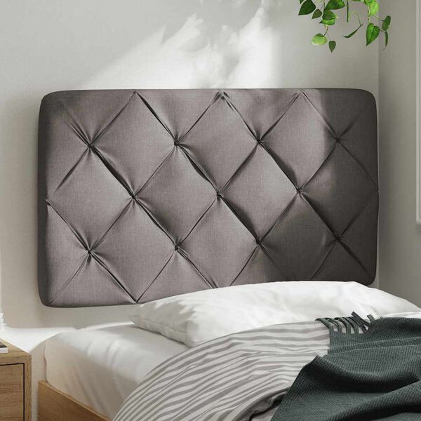 vidaXL Kopfteil-Kissen Taupe 80 cm Stoff
