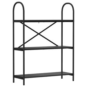 vidaXL B&uuml;cherregal 3 Ebenen 80 x 30 x 109 cm Holzwerkstoff
