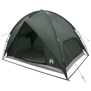 vidaXL Campingzelt mit Regenhaube wasserdicht Kuppel Olivegr&uuml;n
