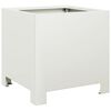 vidaXL Pflanzk&uuml;bel Wei&szlig; 30x30x30 Stahl