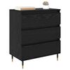 vidaXL Sideboard Schwarz Eichen-Optik 60 x 35 x 70 cm Holzwerkstoff