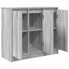 vidaXL Sideboard Grau Sonoma 85x34x76 cm Holzwerkstoff