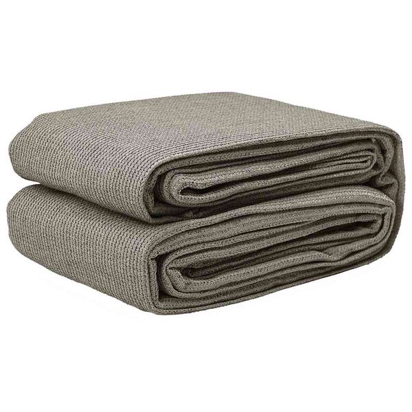 vidaXL Zeltteppich Hellgrau 500 x 300 cm Polyethylen