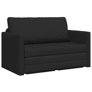 vidaXL Schlafsofa Schwarz 124 x 71 x 78 cm Stoff
