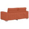 vidaXL Zweisitzer-Sofa Rot Orange 180x77x82 cm Cordstoff