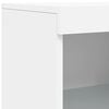 vidaXL Sideboard mit LED-Beleuchtung Weiß 41x37x100 cm