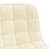 vidaXL Esszimmerst&uuml;hle 2 Stk. Drehbar Creme Samt