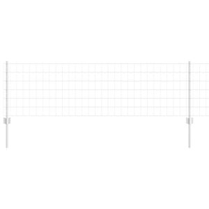 vidaXL Geschwei&szlig;ter Drahtzaun 25 x 0,6 m (B x H) Feuerverzinkter Stahl