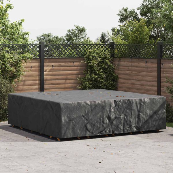vidaXL M&ouml;belbezug Uni Schwarz 260 x 260 x 90 cm 210D