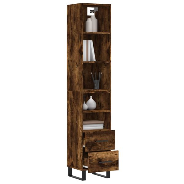 vidaXL Highboard R&auml;uchereiche 34,5x34x180 cm Holzwerkstoff