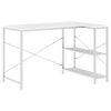vidaXL Computertisch Wei&szlig; 110x72x70 cm Holzwerkstoff