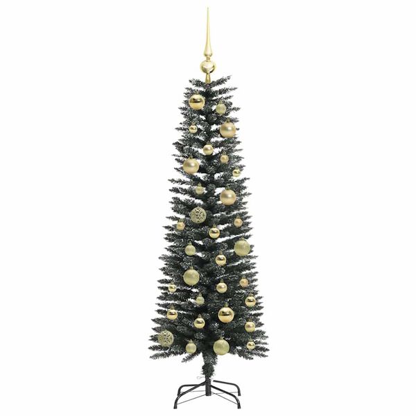 vidaXL K&uuml;nstlicher Weihnachtsbaum mit 150 LEDs mit St&auml;nder Gr&uuml;n 120 cm