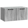 vidaXL Wandmontierter TV-Schrank Graues Sonoma 59,5 x 31 x 30 cm