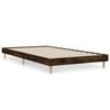 vidaXL Bettgestell ohne Matratze R&auml;uchereiche 90x200 cm Holzwerkstoff