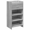 vidaXL Schuhschrank Grau Sonoma 48 x 36 x 92 cm Holzwerkstoff