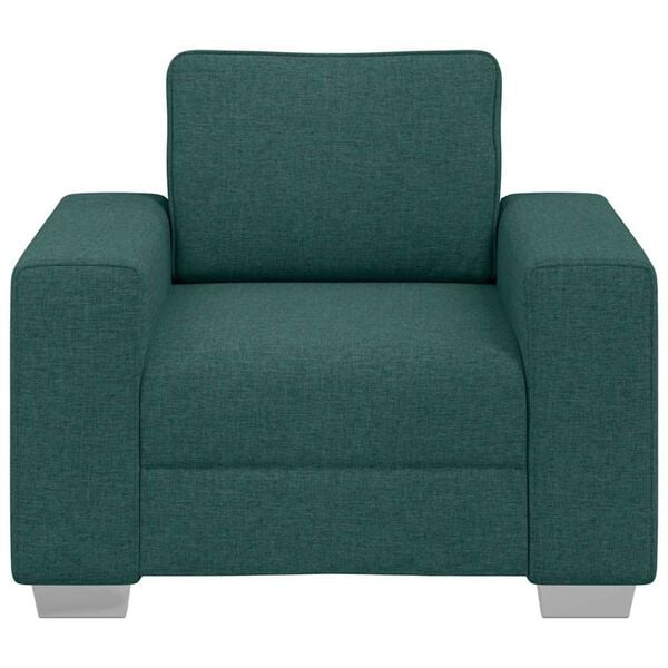 vidaXL Sofa Dunkelgr&uuml;n 100 x 80 x 82 cm Stoff