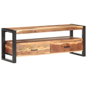 vidaXL TV-Schrank 120x35x45 cm Massivholz Akazie