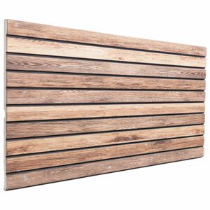 vidaXL Wandpaneele 5 stk. 100 x 50 cm Hellbraun EPS-Schaum