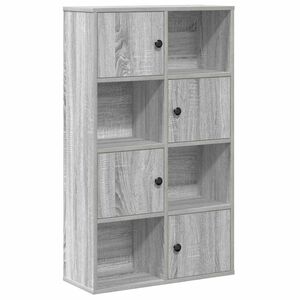 vidaXL B&uuml;cherregal Grau Sonoma 60x24x101,5 cm Holzwerkstoff