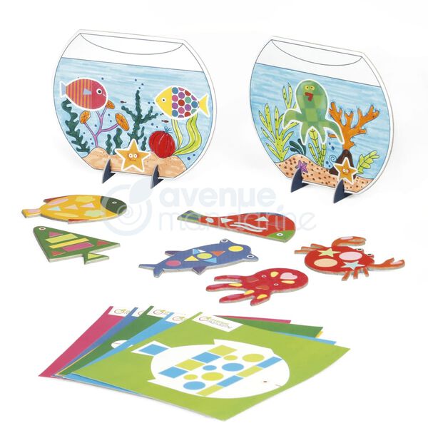 Avenue Mandarine Kreativ-Box Aquarium Stickers