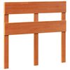 vidaXL Massivholzbett ohne Matratze Wachsbraun 75x190 cm Kiefernholz