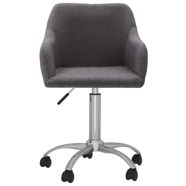 vidaXL Esszimmerstuhl Drehbar Taupe Stoff