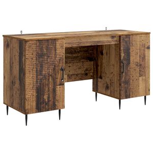 vidaXL Schreibtisch Altholz 142,5 x 50 x 75 cm Holzwerkstoff