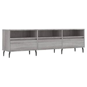 vidaXL TV-Schrank Grau Sonoma 150x30x44,5 cm Holzwerkstoff