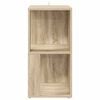 vidaXL Eckregal Sonoma-Eiche 33x33x67 cm Holzwerkstoff
