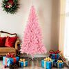 vidaXL Künstlicher Weihnachtsbaum mit Ständer Rosa 180 cm PVC
