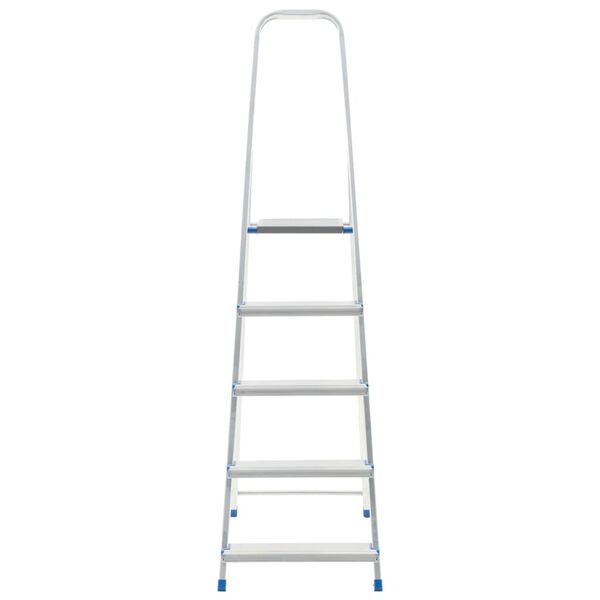 vidaXL Aluminium Trittleiter 5 Stufen 150 kg