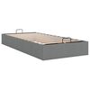 vidaXL Ottoman-Bett ohne Matratze Dunkelgrau 90x200 cm Stoff