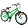 vidaXL Kinderfahrrad 18 Zoll f&uuml;r 5-7 Jahre alt Gr&uuml;n