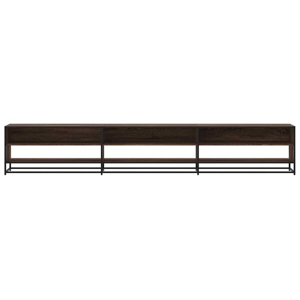 vidaXL TV-Schrank Braun Eichen-Optik 270x40x46 cm Holzwerkstoff