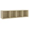 vidaXL 3-tlg. TV-Schrank-Set Sonoma-Eiche Holzwerkstoff
