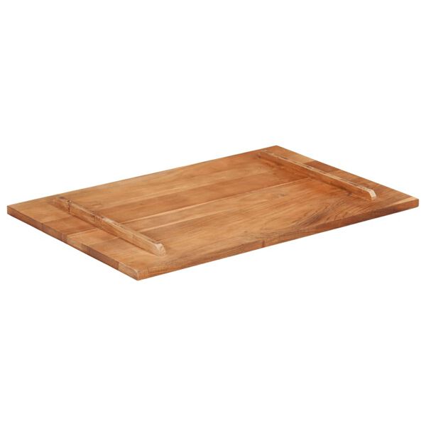 vidaXL Tischplatte Massivholz Palisander 25-27 mm 60&times;90 cm