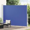 vidaXL Seitenmarkise Ausziehbar 220x300 cm Blau