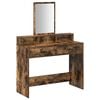 vidaXL Schminktisch Ger&auml;ucherte Eiche 100 x 41 x 140 cm Holzwerkstoff