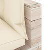 vidaXL 8-tlg. Garten-Lounge-Set aus Paletten mit Kissen Kiefernholz